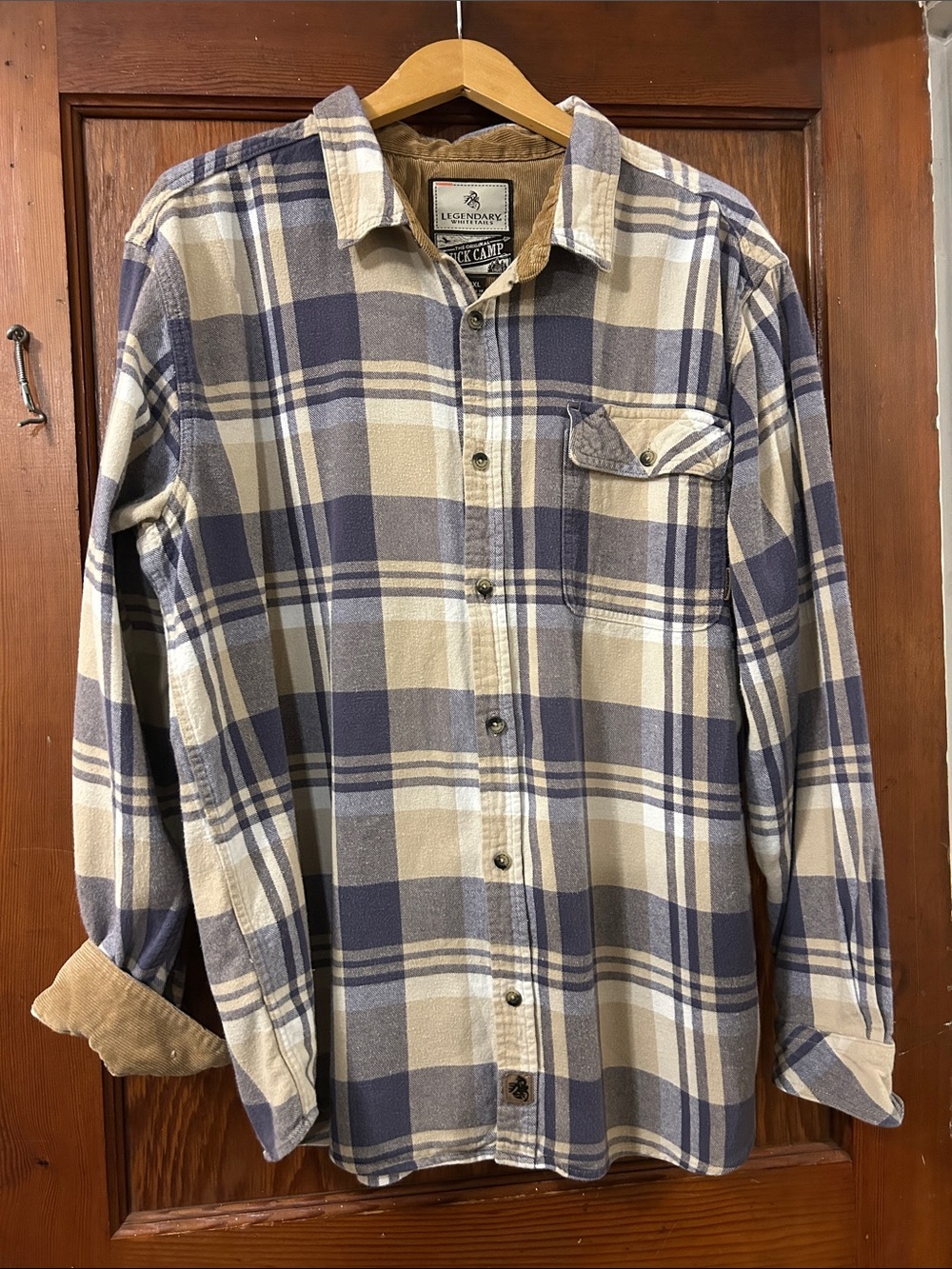 Legendary Whitetails The Original Buck Camp Cotton Flannel Shirt Size 2XL
